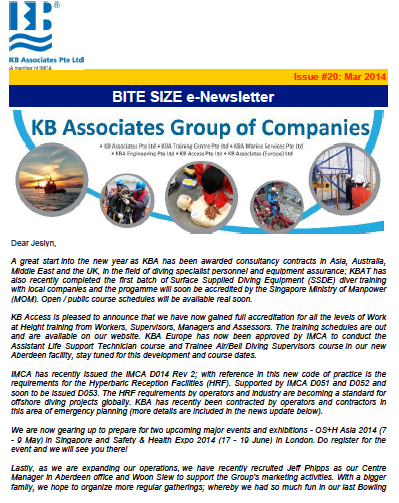 March 2014 Newsletter Issue #20