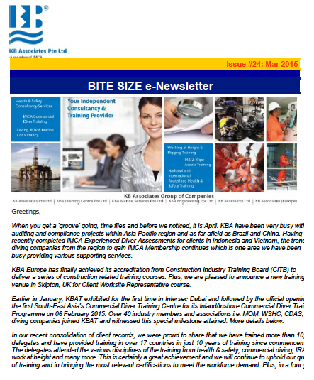March 2015 Newsletter Issue #24